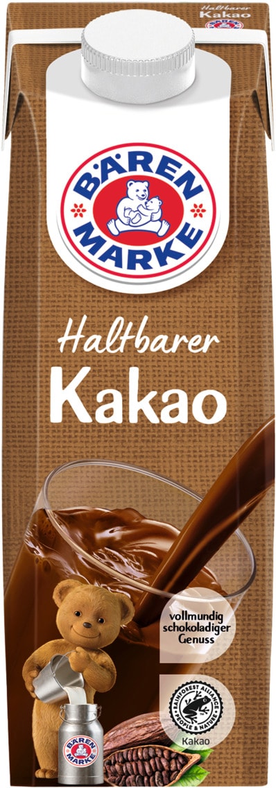 Bären Marke Haltbarer Kakao oder Eiskaffee
