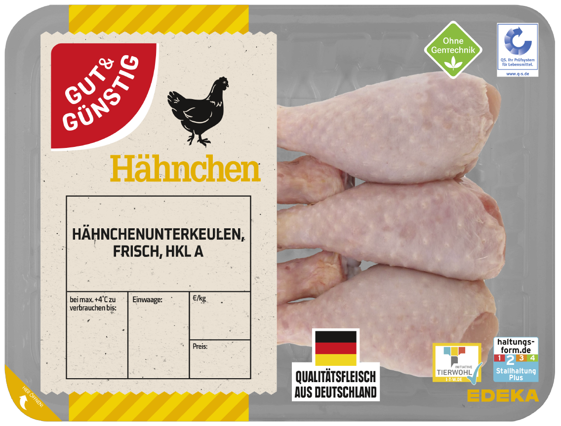 GUT&GÜNSTIG Hähnchen-Unterkeule