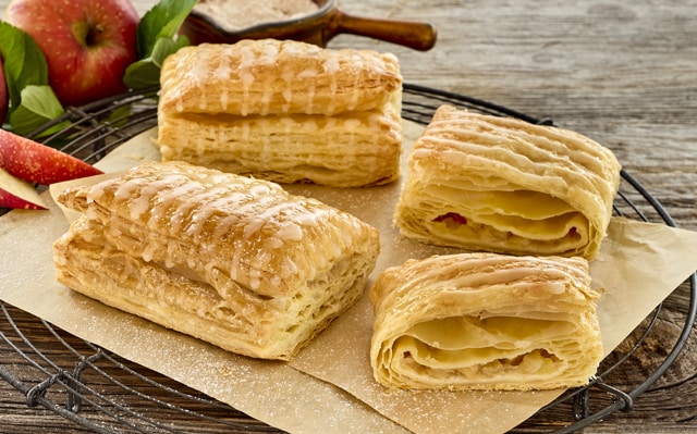 ¹Dinkel-Apfeltaschen