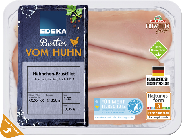 Bestes vom Huhn: Hähnchen-Brustfilets