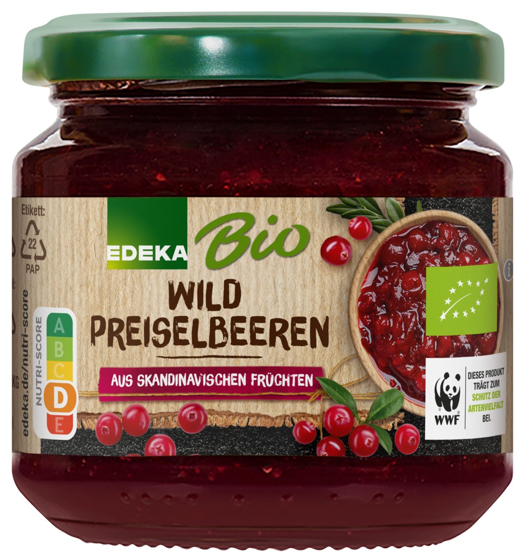EDEKA Bio WWF Wild-Preiselbeeren