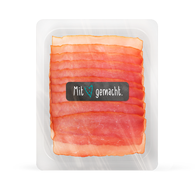 Mit Herz gemacht: Delikatess Rohschinken light