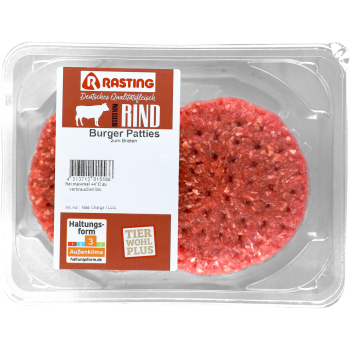 Rasting - Burger Patties vom Rind