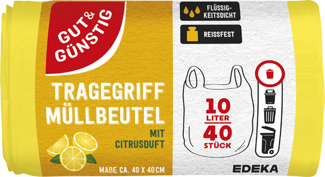 Gut & Günstig Tragegriff Müllbeutel