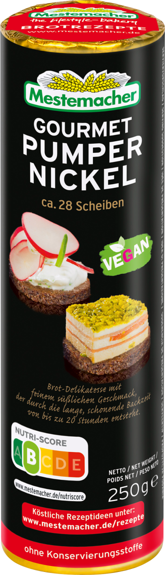 Mestemacher Gourmet Pumpernickel oder Pumpernickel
