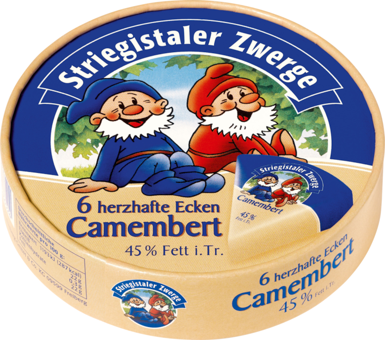 Striegistaler Zwerge 6 Ecken Camembert