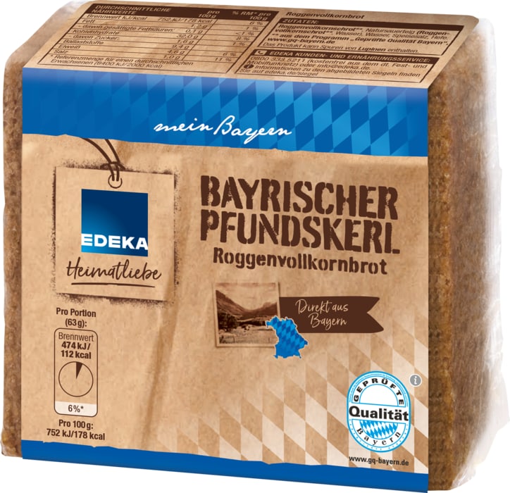EDEKA Heimatliebe Bayrisches Roggenvollkornbrot