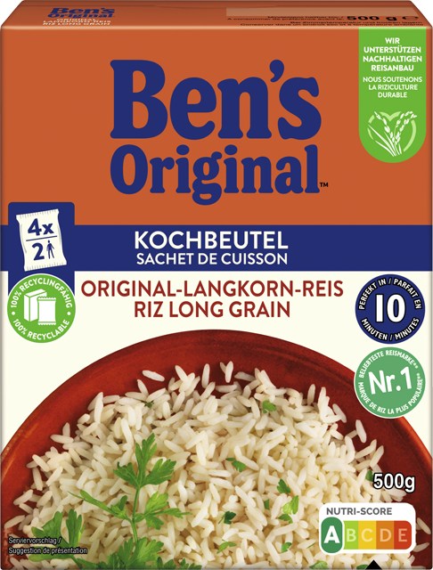 Ben's Original Reis im Kochbeutel oder Sauce