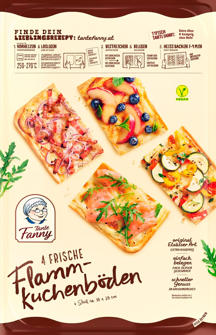 Tante Fanny Frische Flammkuchenböden