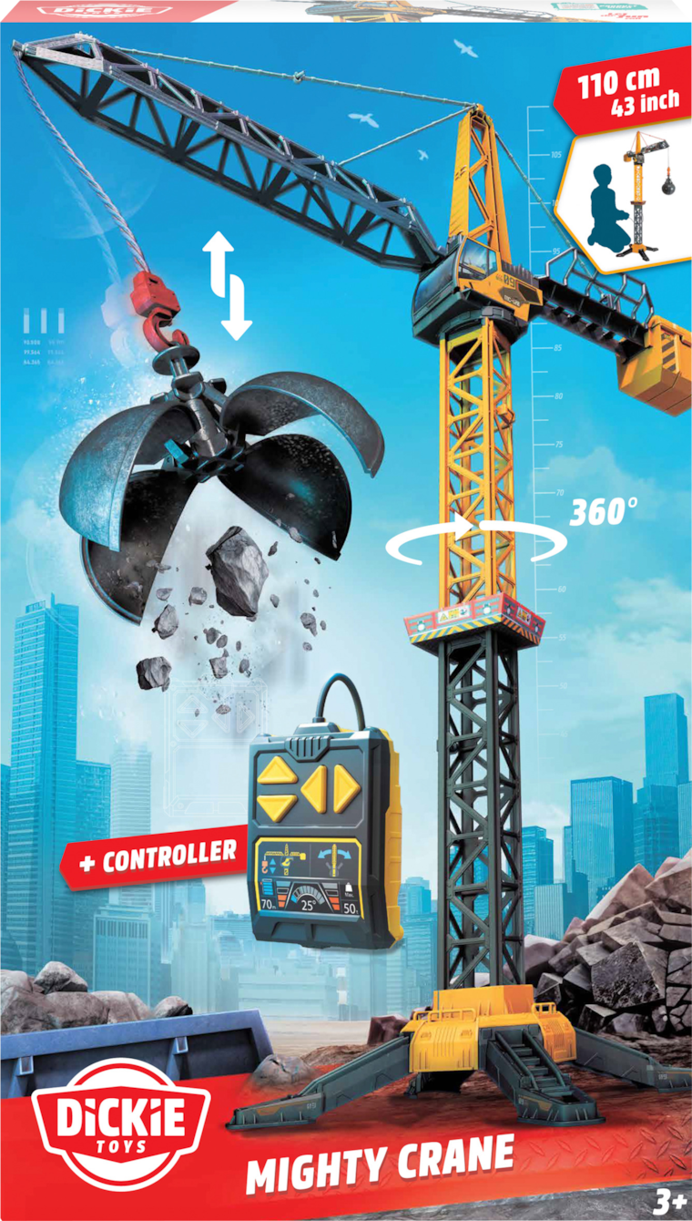DICKIE Großer Spielzeug-Kran