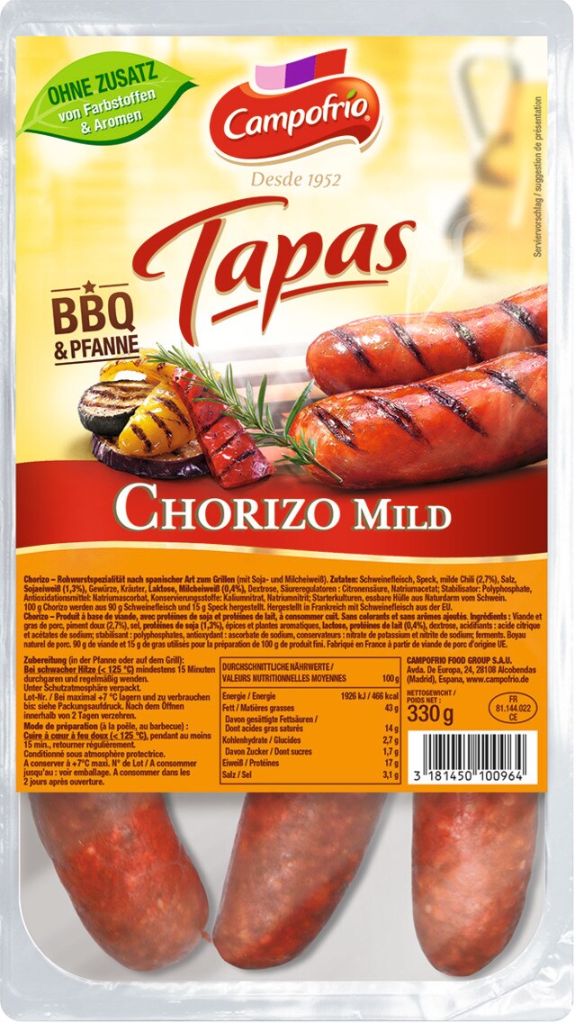 Campofrio Tapas Chorizo