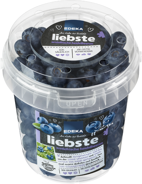 Am Samstag: Heidelbeeren