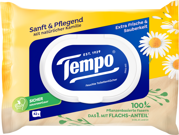 Tempo Feuchte Toilettentücher