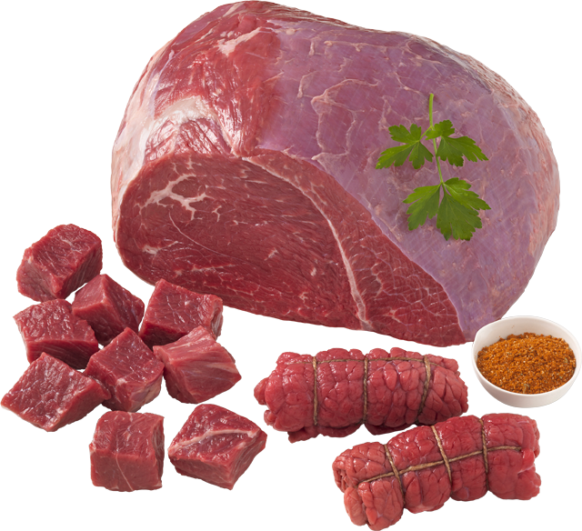 Zart gereiftes Rindfleisch: Rinder-Braten, -Gulasch oder -Rouladen