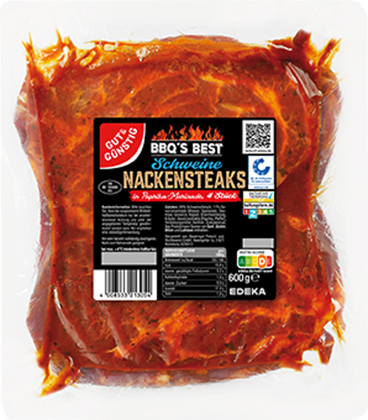 GUT&GÜNSTIG Grillnackensteaks