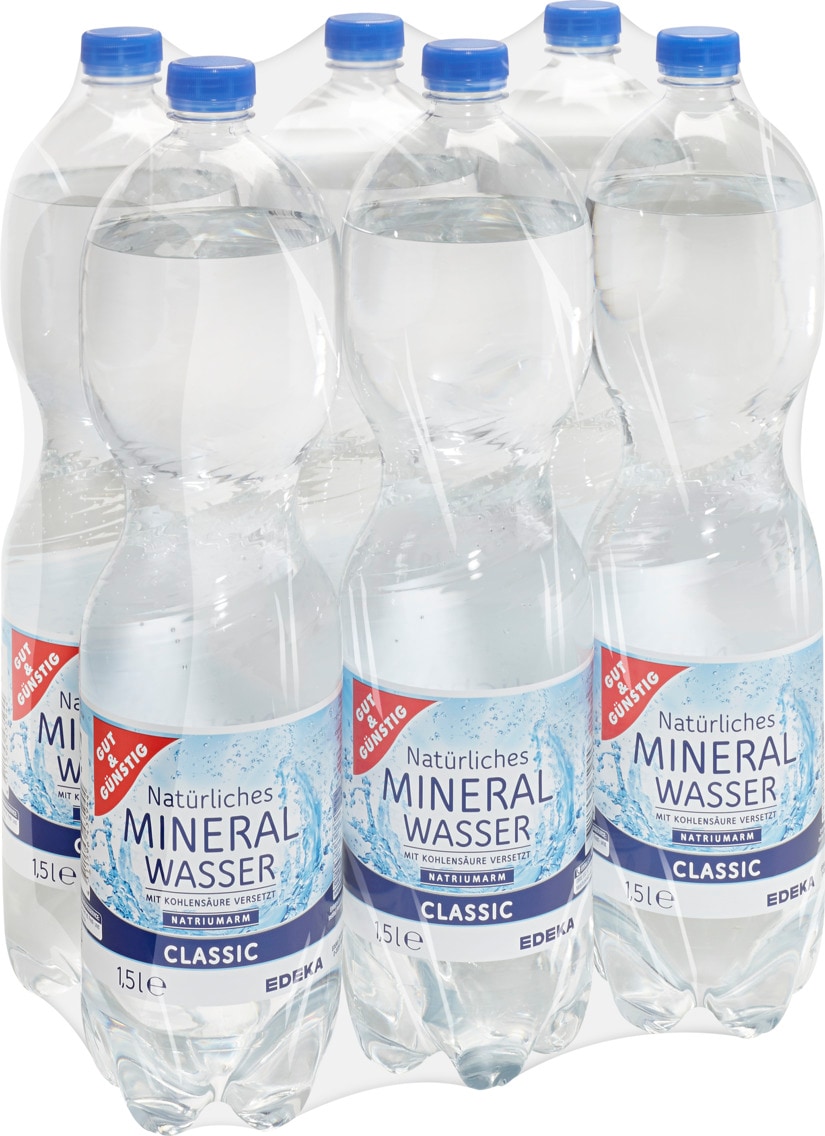 Gut & Günstig Natürliches Mineralwasser