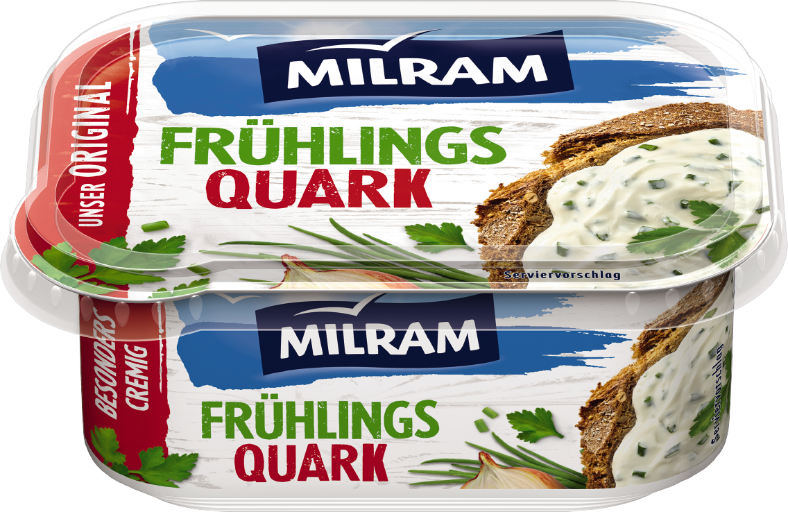 Milram Gewürzquark oder pflanzlicher Aufstrich