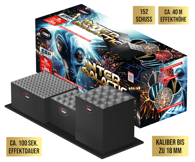 Comet Intergalactic - 3 Effektbatterien**