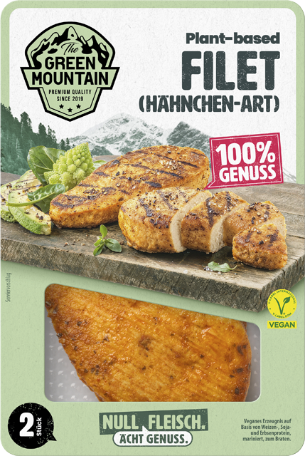 The Green Mountain Plant-Based Filet Hähnchen-Art