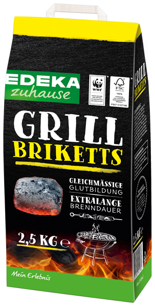 EDEKA zuhause Holzkohlebriketts