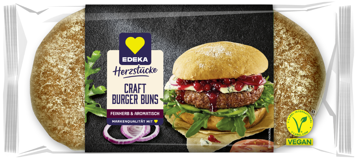 EDEKA Herzstücke Craft-, Dinkel- oder Sauerteig Burger Buns