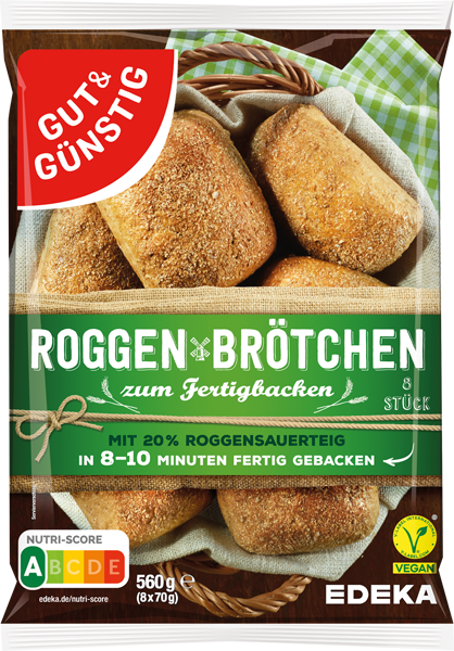 GUT&GÜNSTIG Roggenbrötchen