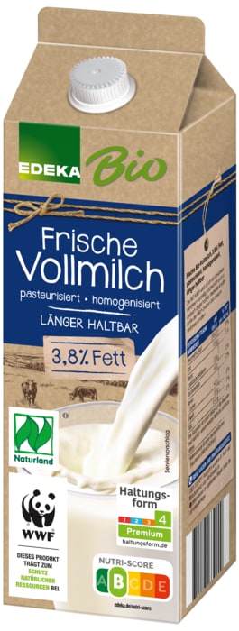 EDEKA Bio Naturland Frische Vollmilch