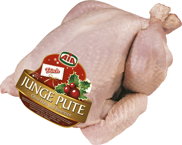 Freitag bis Heiligabend erhältlich: Frische junge Pute