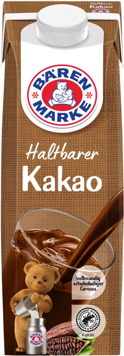 Bären Marke Haltbarer Kakao oder Eiskaffee