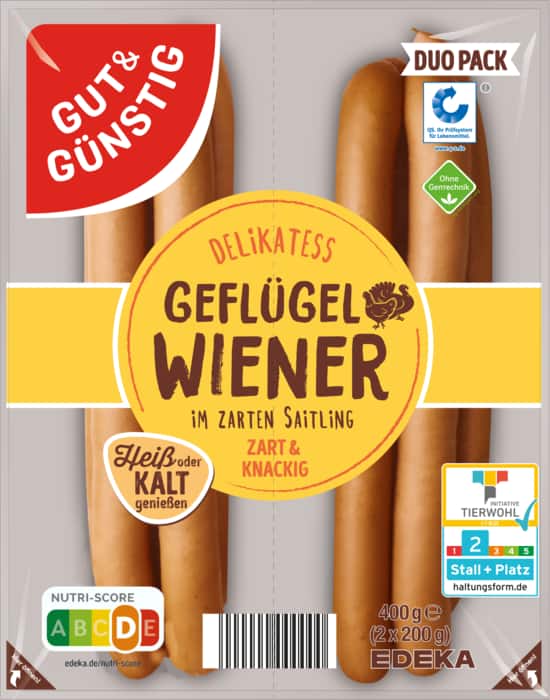 Gut&Günstig Delikatess Geflügel Wiener*