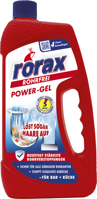 ¹Rorax Rohrfrei Power Gel 