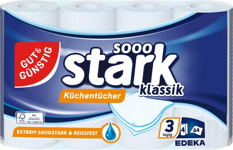 Gut&Günstig sooo stark klassik Küchentücher