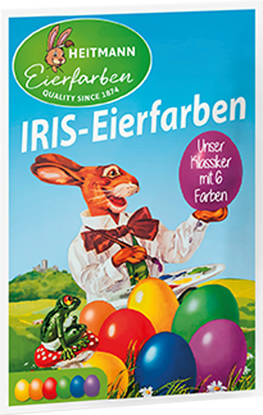 Eier-Kaltfarben oder Eierfarben