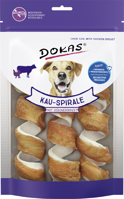 Dokas Kaustange für Hunde mit Hühnerbrust