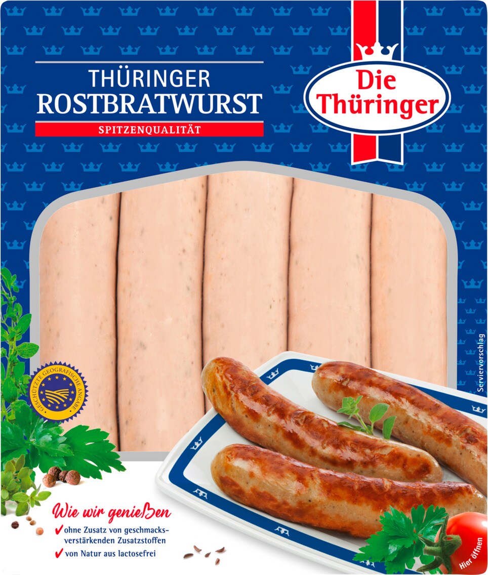 Die Thüringer Thüringer Rostbratwurst