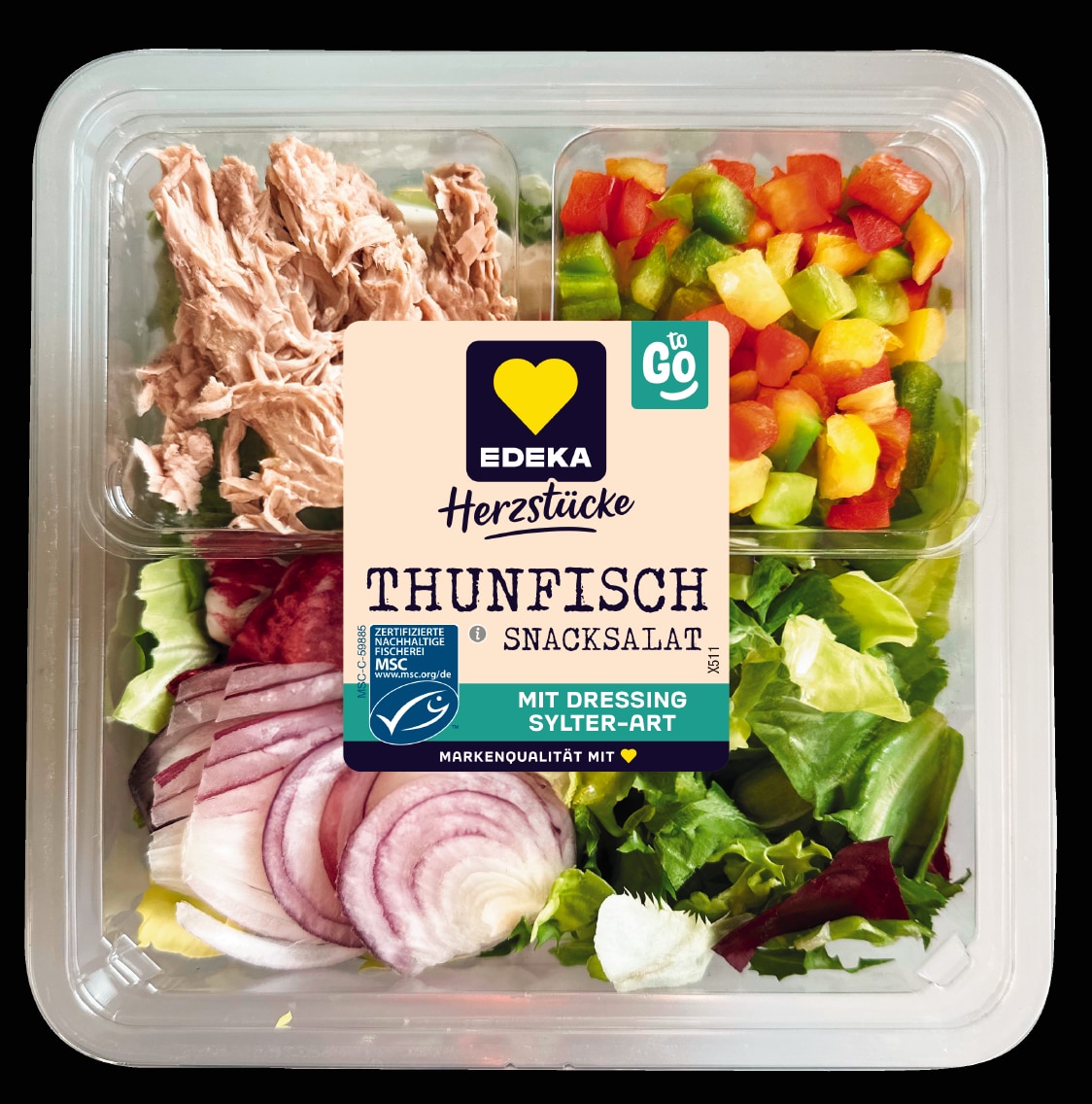 EDEKA Herzstücke Salatmischung mit Thunfisch