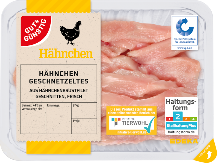 GUT&GÜNSTIG Hähnchen Geschnetzeltes