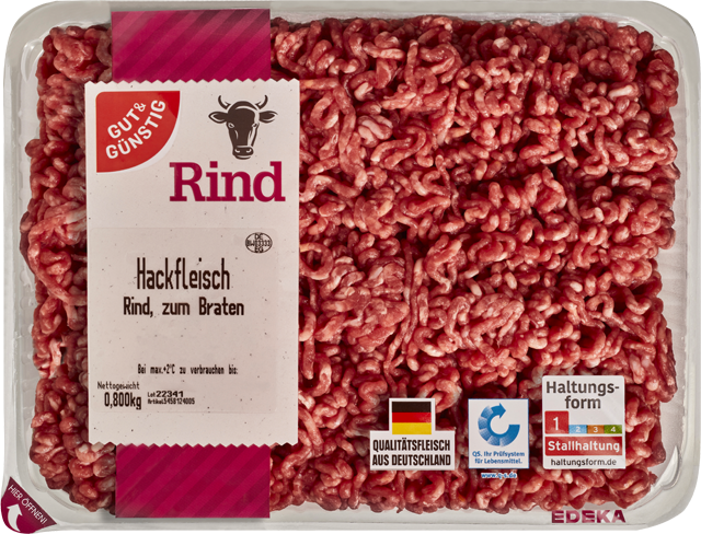 Gut & Günstig  Rinderhackfleisch