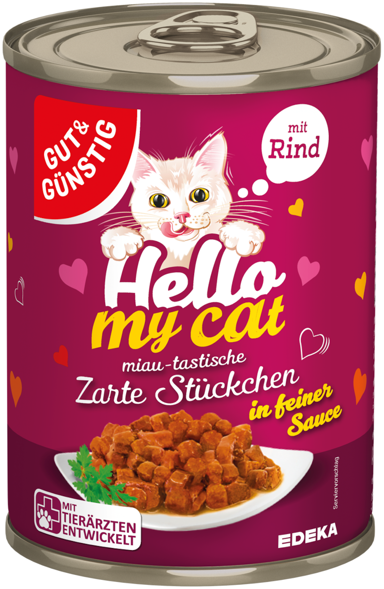 GUT&GÜNSTIG Hello my cat Zarte Stückchen