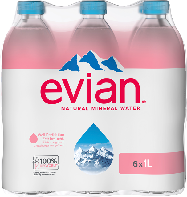 Evian Premium Natürliches Mineralwasser