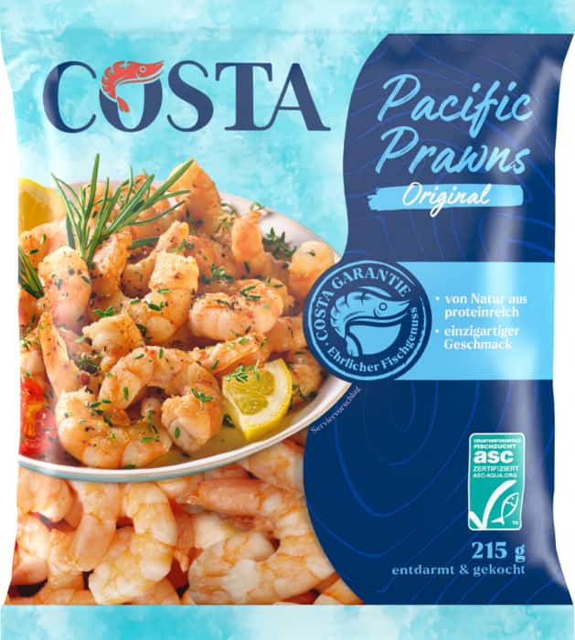 Costa Prawns oder Garnelen