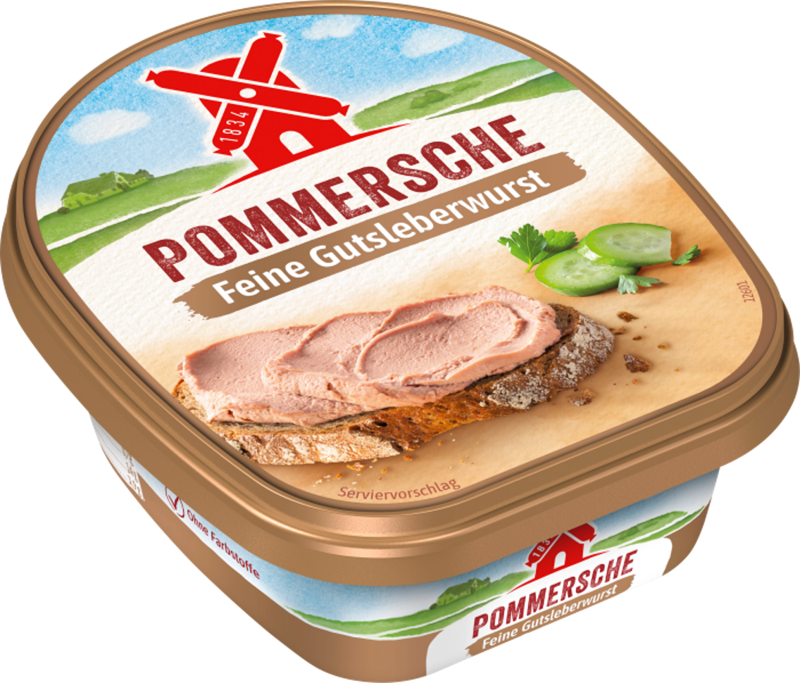 Rügenwalder Pommersche Leberwurst oder Teewurst