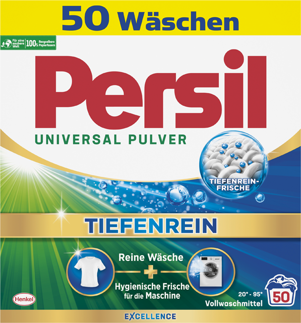 Persil Waschmittel Pulver, Flüssig oder Discs