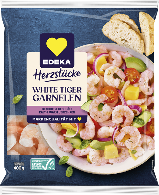 EDEKA Herzstücke White Tiger Garnelen