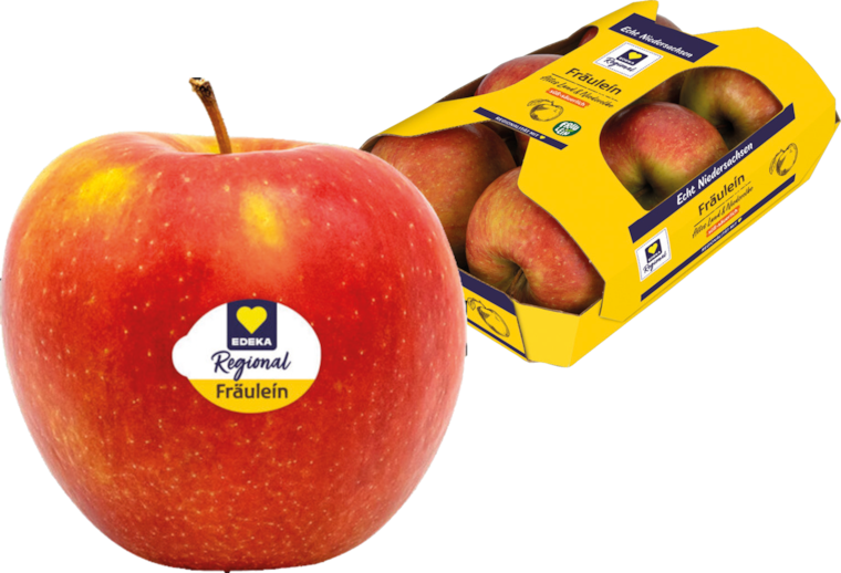 Deutschland, Niedersachsen EDEKA Regional Tafeläpfel