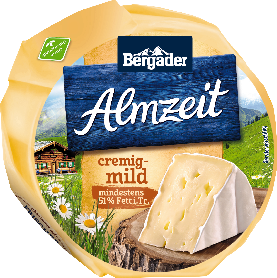 Bergader Almzeit dt. Weichkäse Minitorte