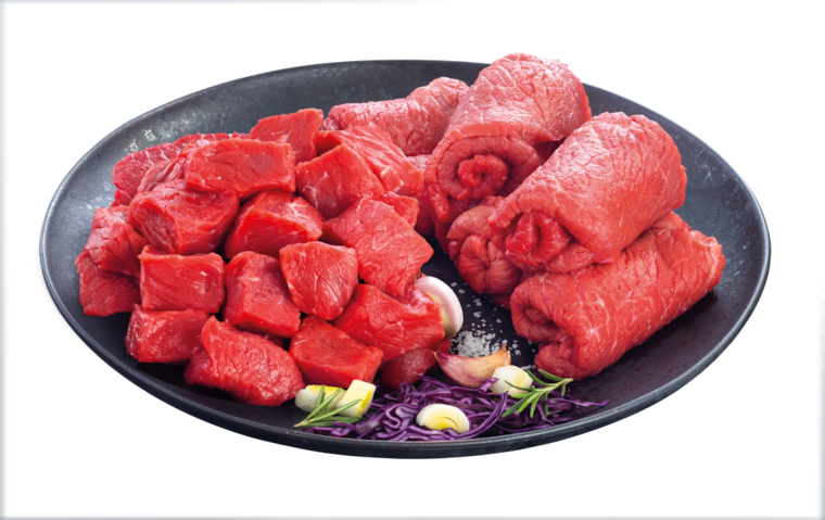 Gutfleisch Rinderrouladen und Bratengulasch