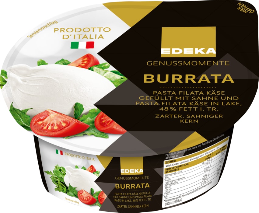 EDEKA Genussmomente Burrata oder Burrata di bufala