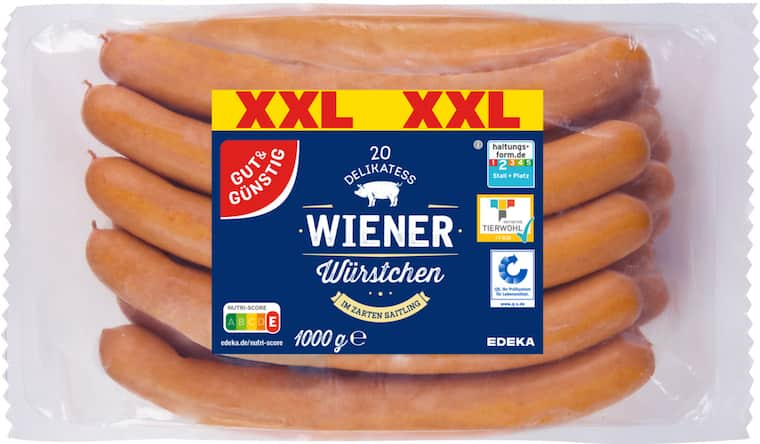 Gut & Günstig Delikatess Wiener Würstchen