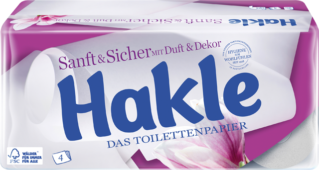 Hakle Toilettenpapier sanft & sicher – 2 Packungen